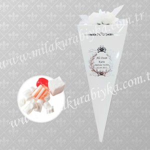 Mevlüt Şekeri Beyaz - Gümüş Varaklı